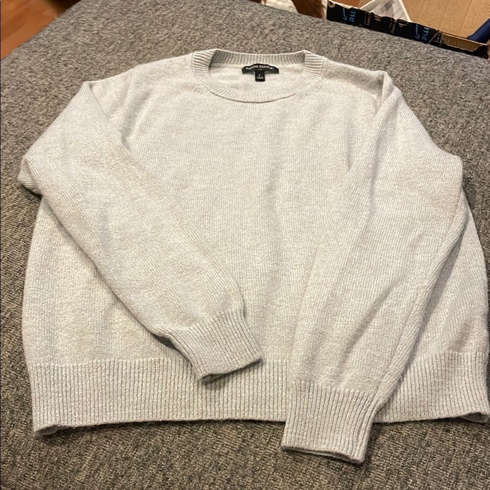 Light grey crew sweater
